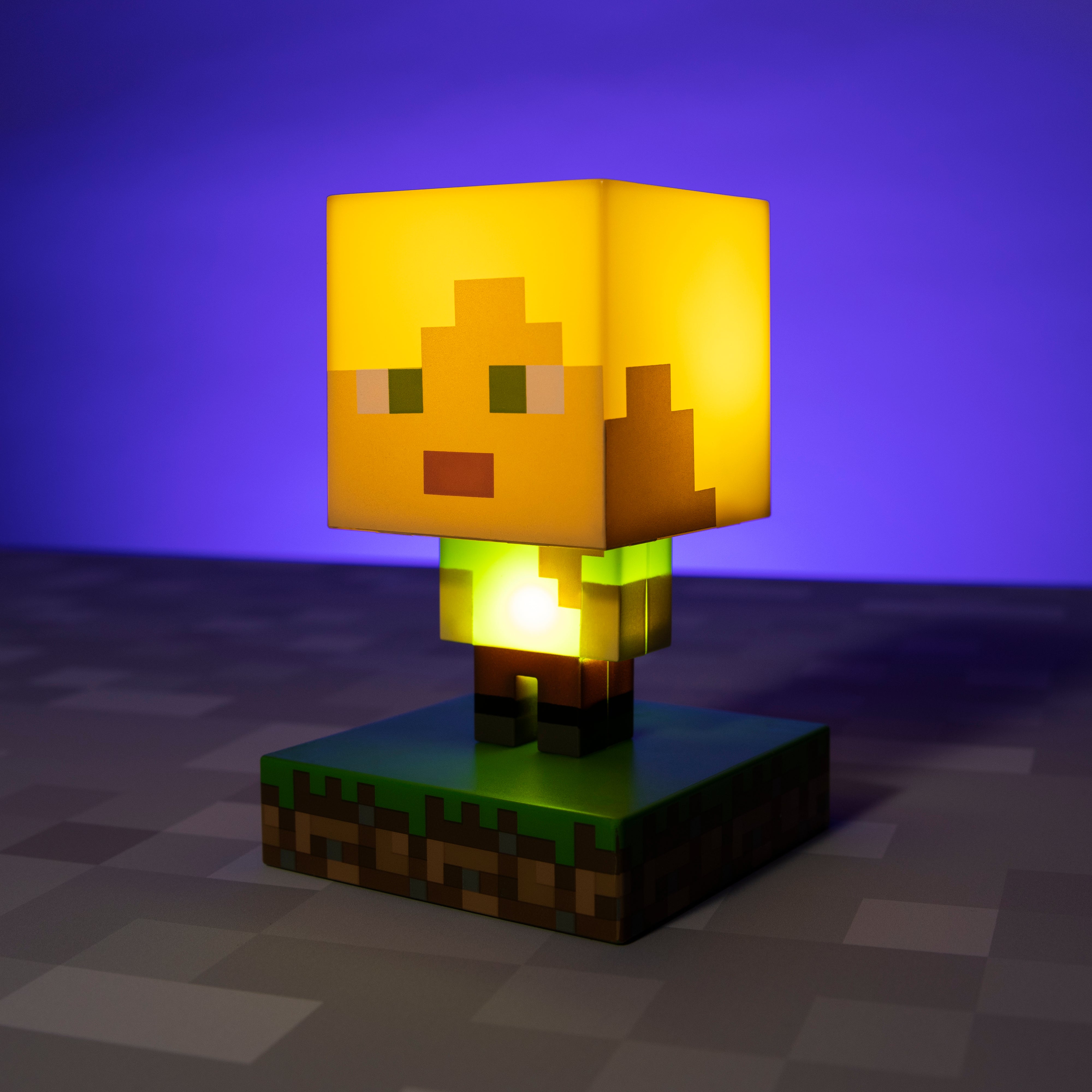Lámpara Minecraft Icon Alex Luz de Noche Original - Fan Army