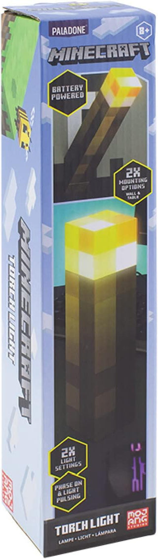 Lampara de Noche Antorcha Minecraft V2