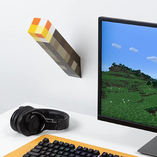 Lampara de Noche Antorcha Minecraft V2