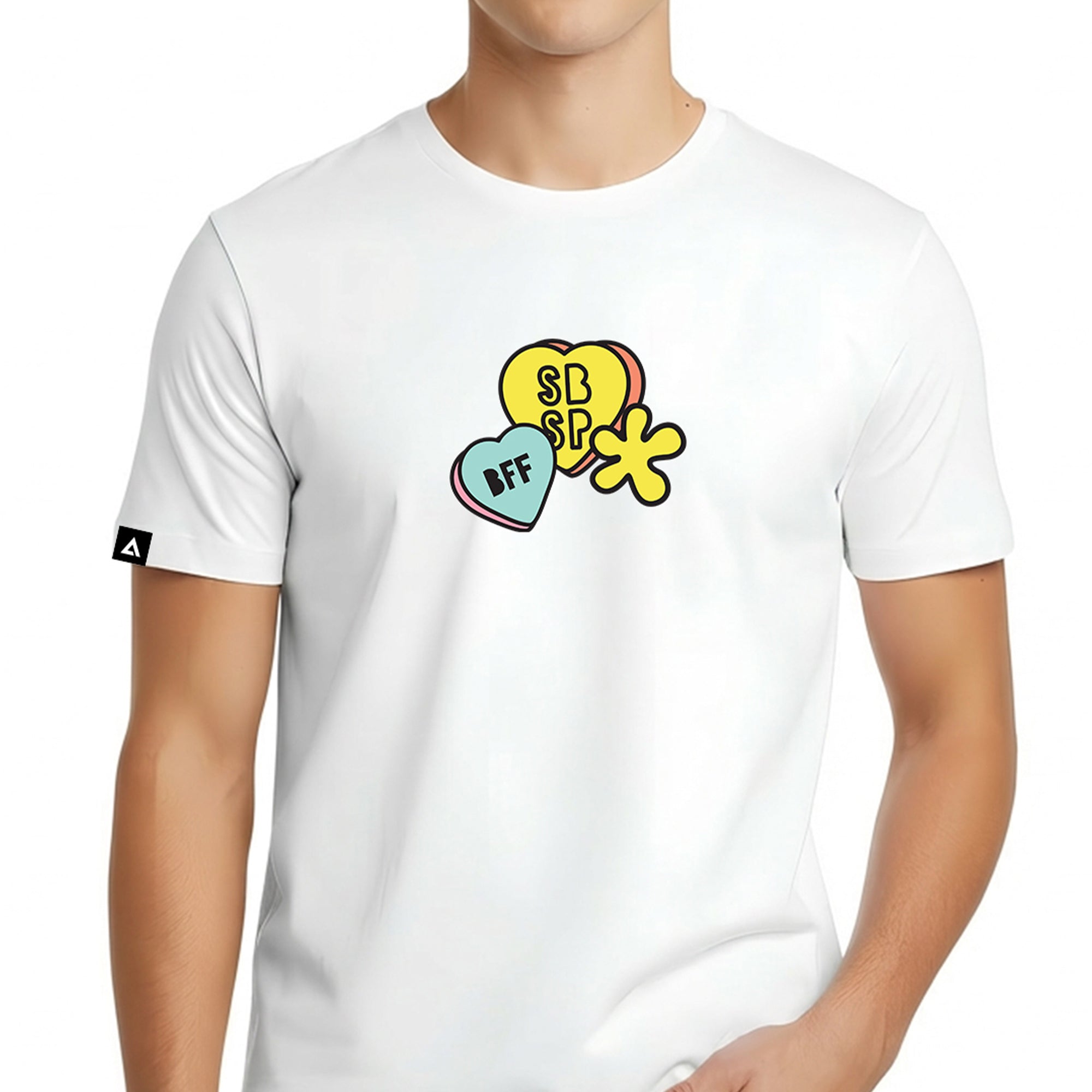 Playera Bob Esponja Hombre Mujer Blanco Valentines Bob