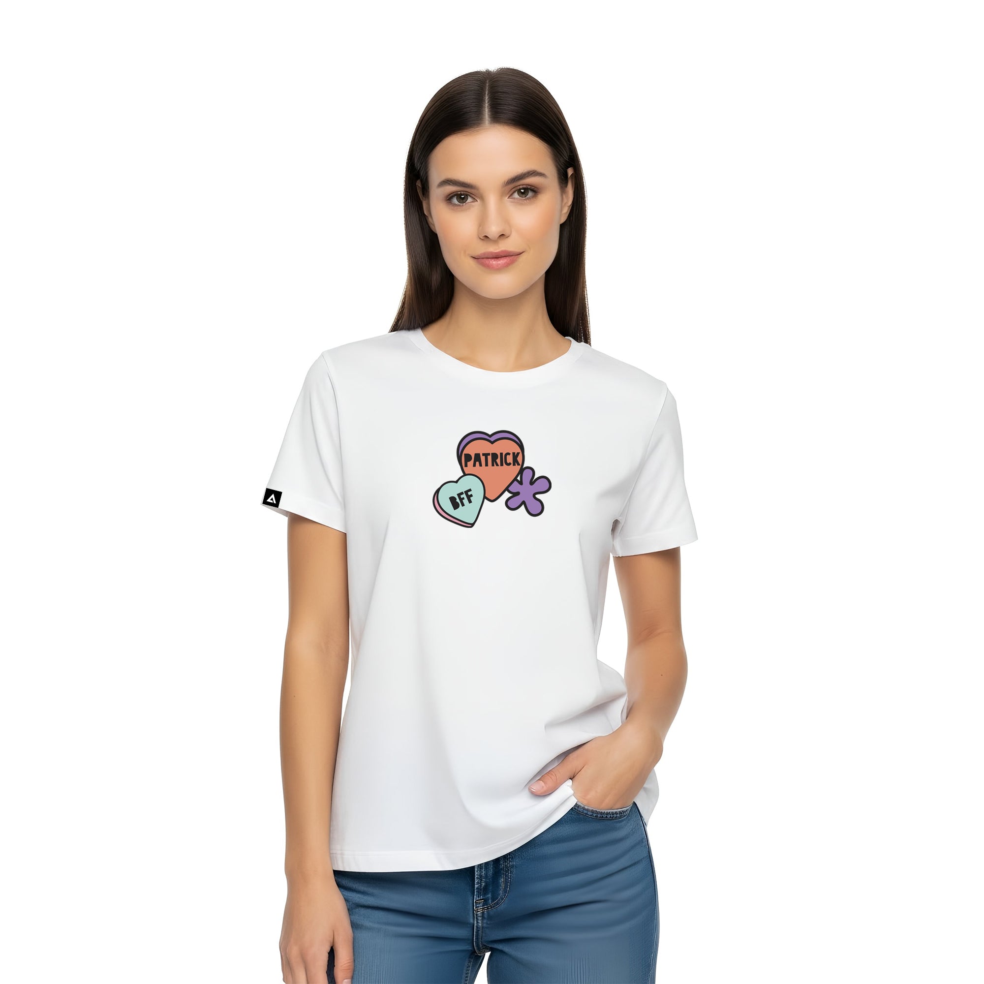 Playera Bob Esponja Hombre Mujer Blanco Valentines Patricio