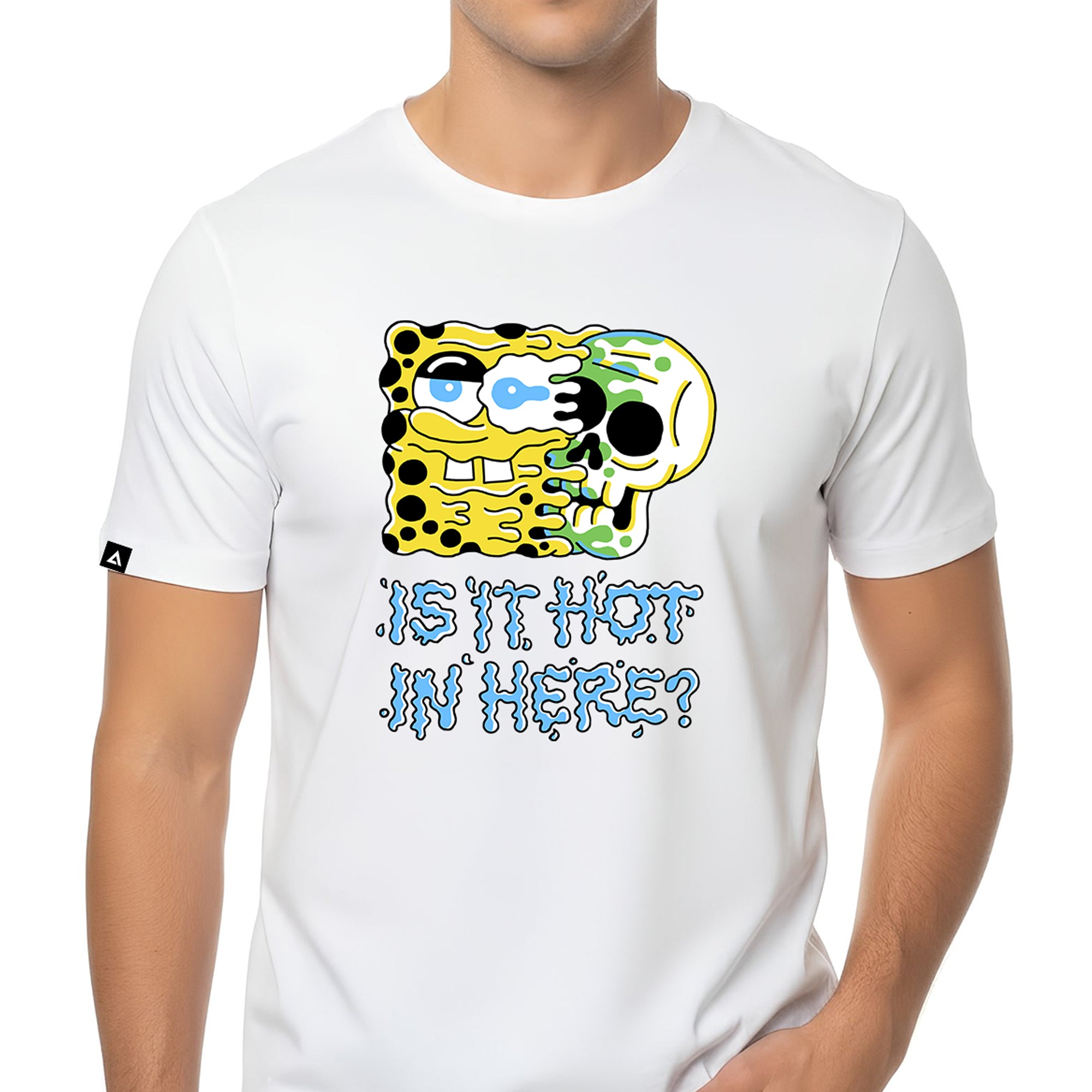 Playera Bob Esponja Hombre Mujer Blanca Is It Hot