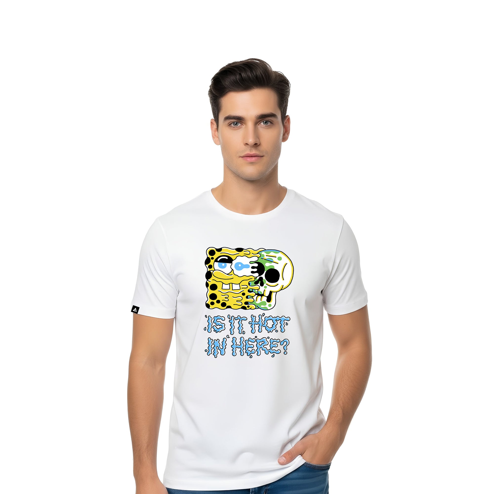 Playera Bob Esponja Hombre Mujer Blanca Is It Hot