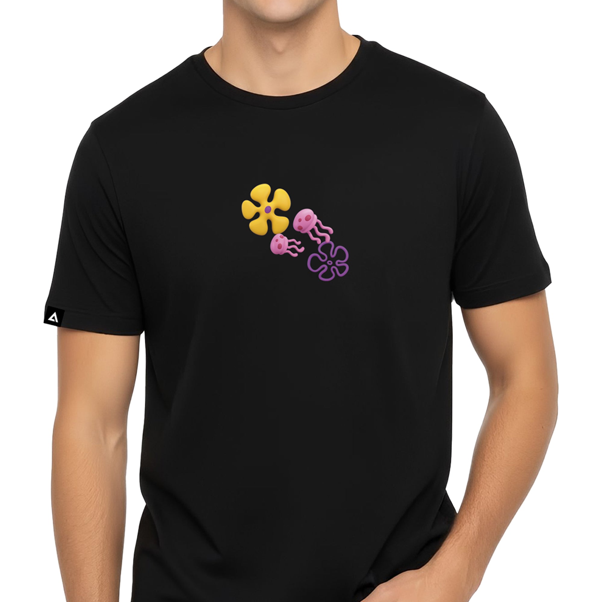 Playera Bob Esponja Hombre Mujer Negro by Grand Chamaco