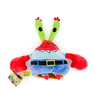 Bob Esponja Peluche Reversible Don Cangrejo y Cangreburguer Hamburguesa, Juguete de Peluche, Original y Coleccionable, Reversible