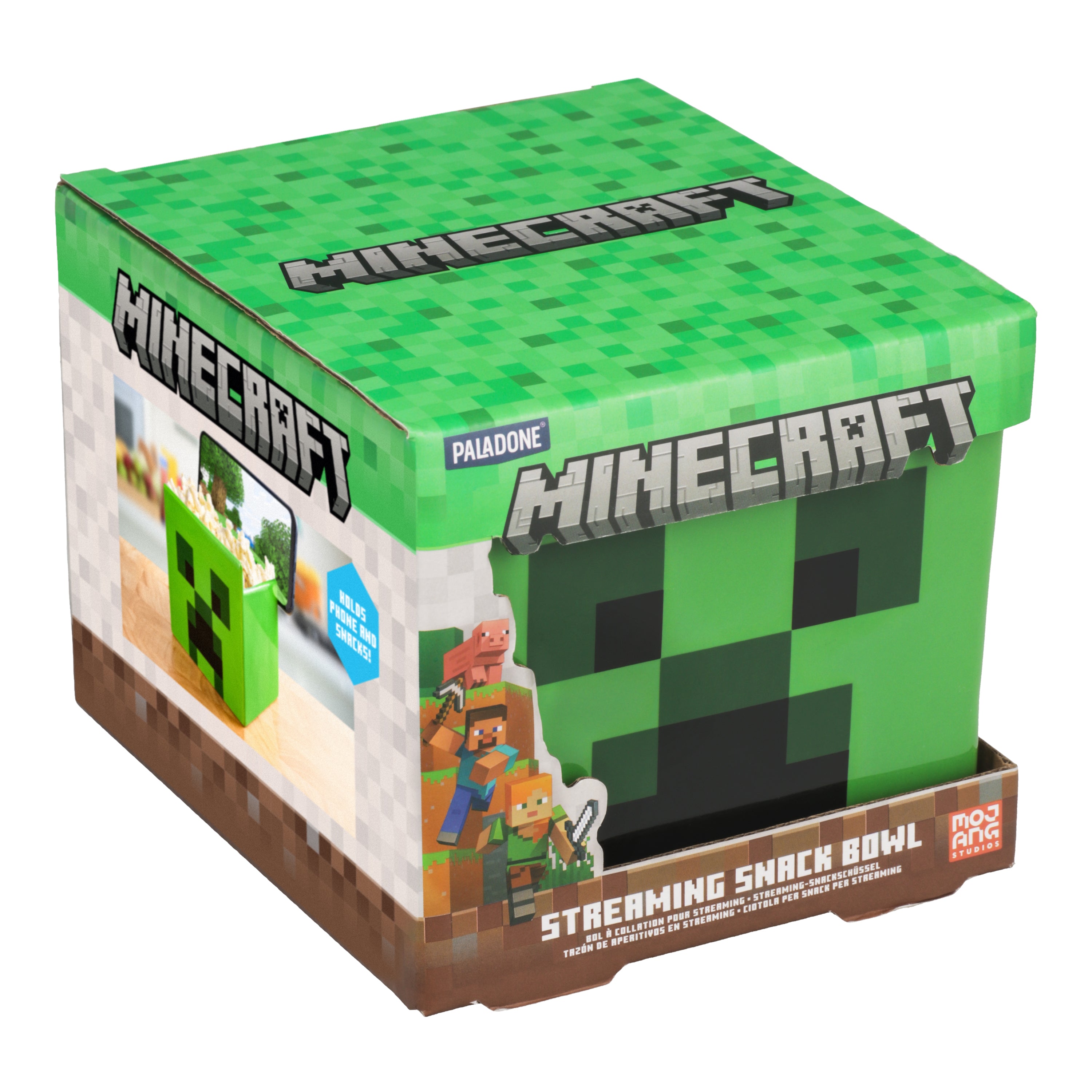 Tazón de Botanas Creeper de Minecraft Original - Fan Army