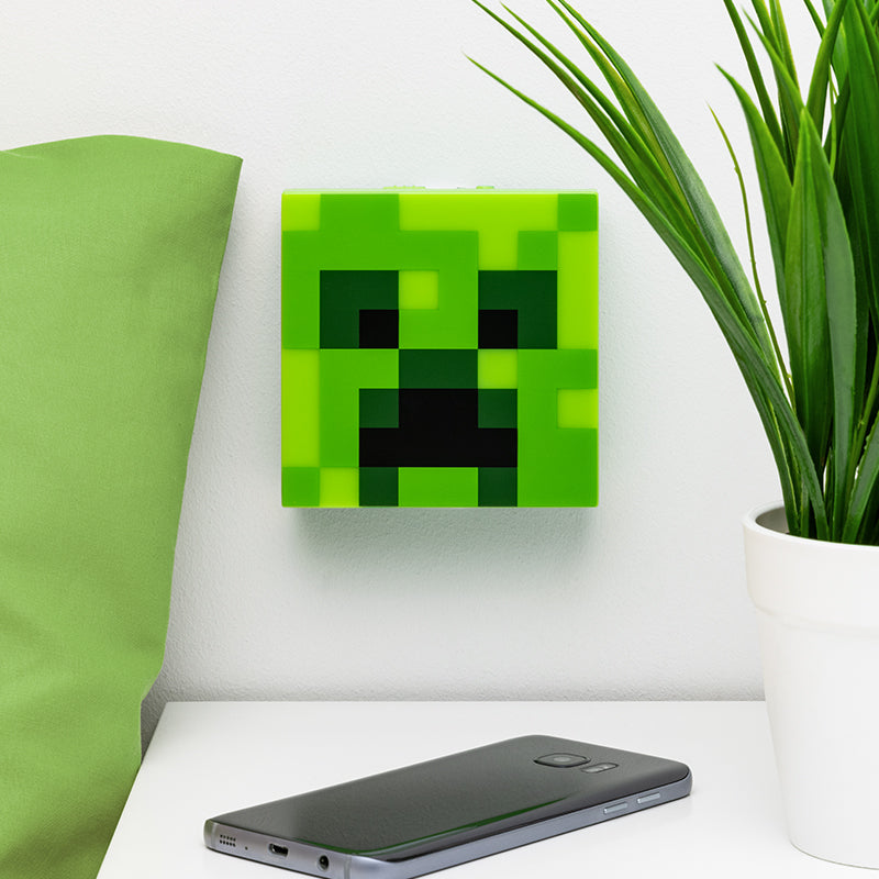 Lámpara para pared Creeper Minecraft Luz de Noche Original - Fan Army