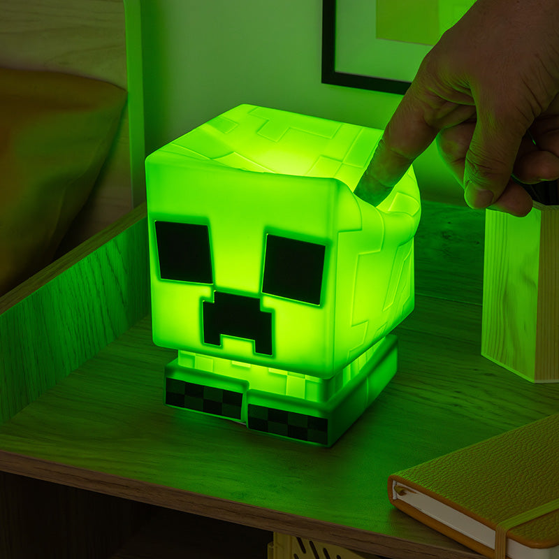 Lámpara Minecraft Creeper SquishyGlo Recargable Luz de Noche Original - Fan Army
