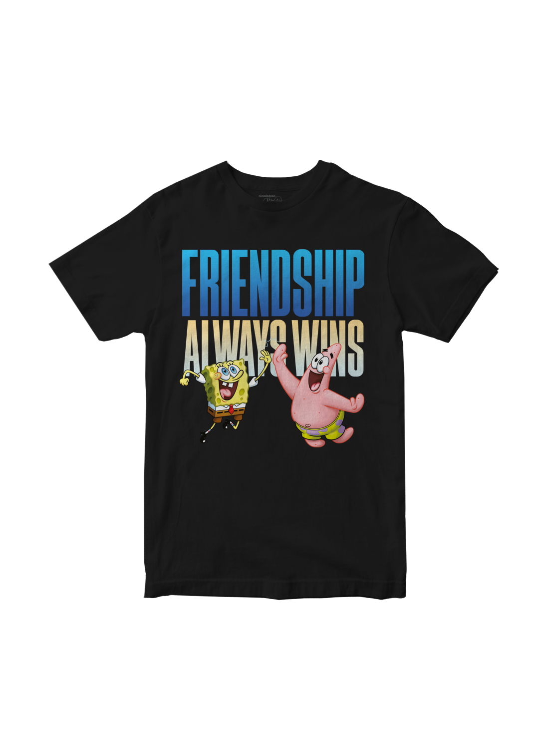 Playera Bob Esponja Hombre Mujer Blanco Friendship - Fan Army