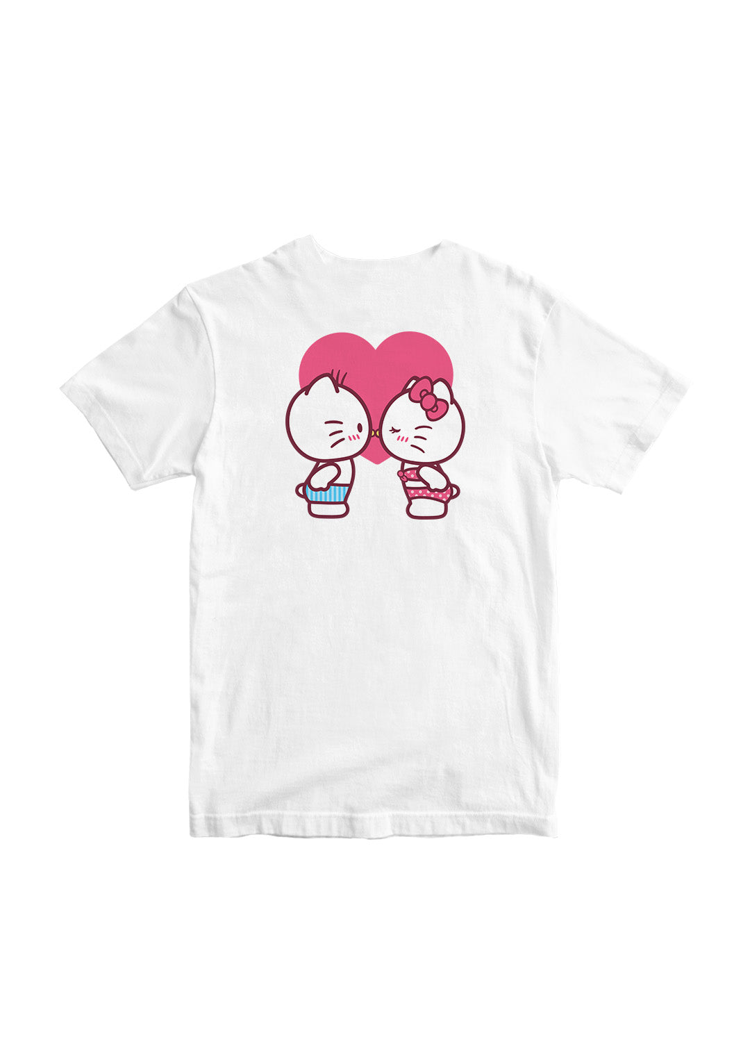 Playera Hello Kitty Hombre Mujer Blanco Dear Daniel - Fan Army