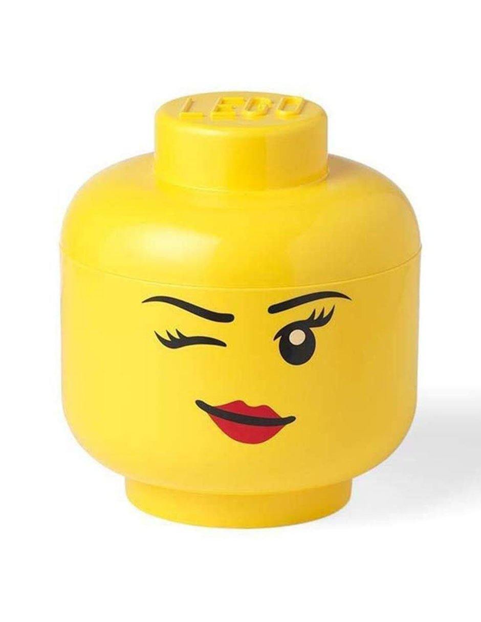 Cabeza Grande LEGO Storage Caja Almacenamiento - Fan Army