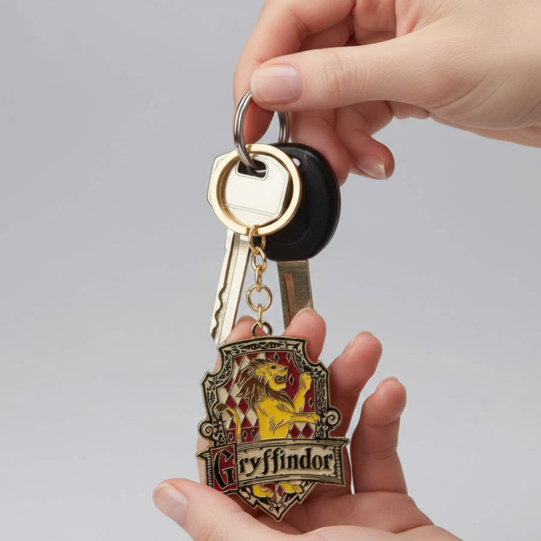 Llavero de moda Harry Potter de Metal símbolo Gryffindor - Fan Army