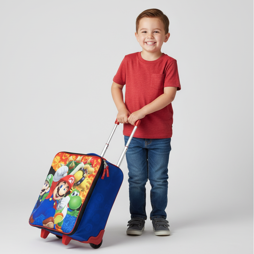 Mochila Super Mario Rueditas - Fan Army