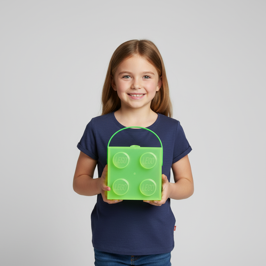 Lego Lonchera De Plástico Con Asas De Niños - Fan Army