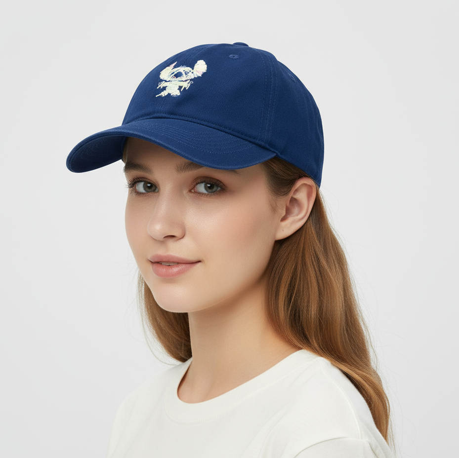 Gorra Bordada Stitch Momia Azul Original Disney - Fan Army