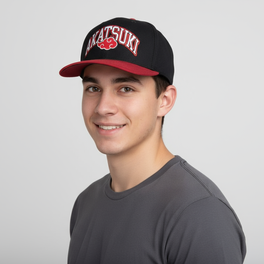 Gorra Unisex Naruto Gris - Akatsuki | Ajustable y Cómoda - Fan Army