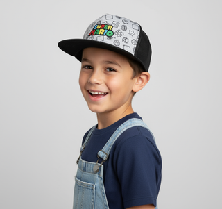 Gorra Baseball Super Mario Original Ajustable Color Gris - Fan Army