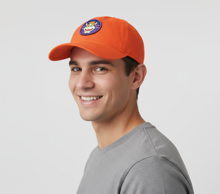 Bioworld Gorra Ajustable Super Mario Bros Bowser Emblem, Naranja, 100% Algodón, Unisex - Fan Army