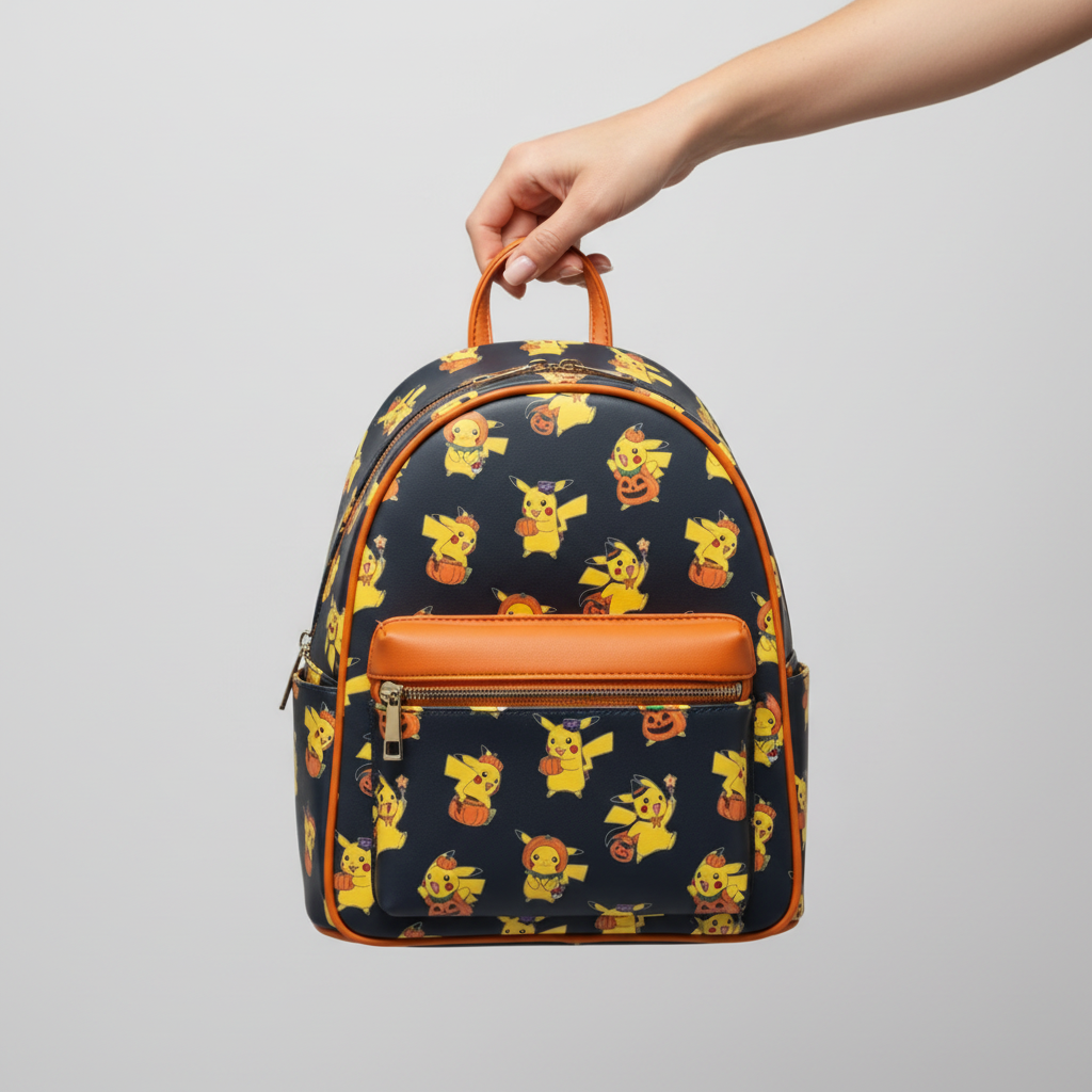 Mini Mochila Pokémon Pikachu Halloween
