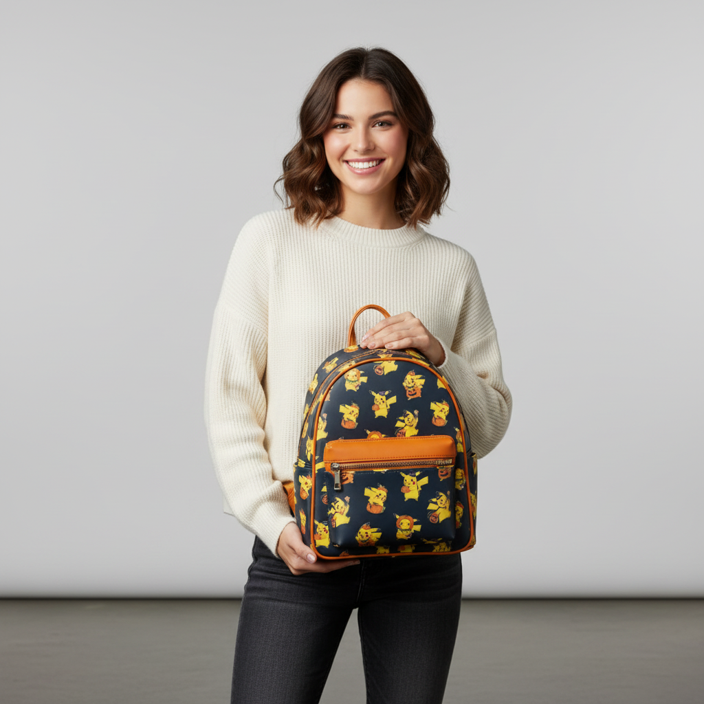 Mini Mochila Pokémon Pikachu Halloween