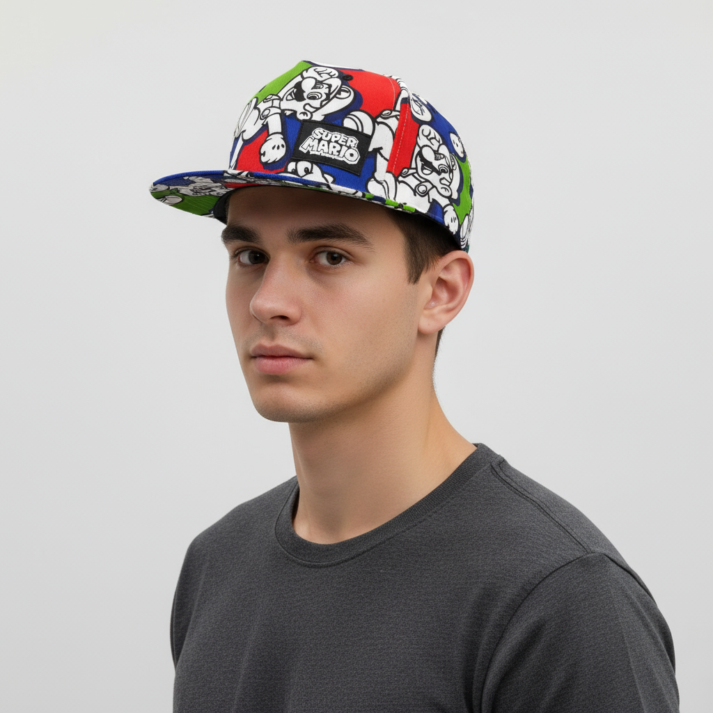 Gorra Super Mario - Mario y Luigi White - Fan Army