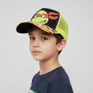 TMNT Gorra Trucker Raphael Pizza Tortugas Ninja Nickelodeon - Fan Army