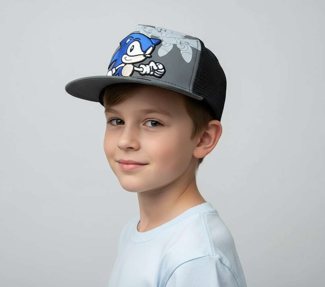 Gorra Plana para niños Sonic Parche Run - Fan Army