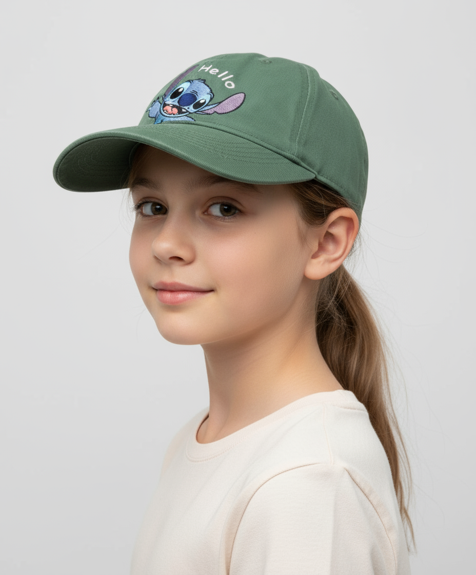 Gorra Bordada Stitch Hello Disney Original - Fan Army