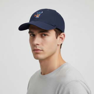 Gorra Bordada Stitch de Vacaciones Azul Disney Original - Fan Army