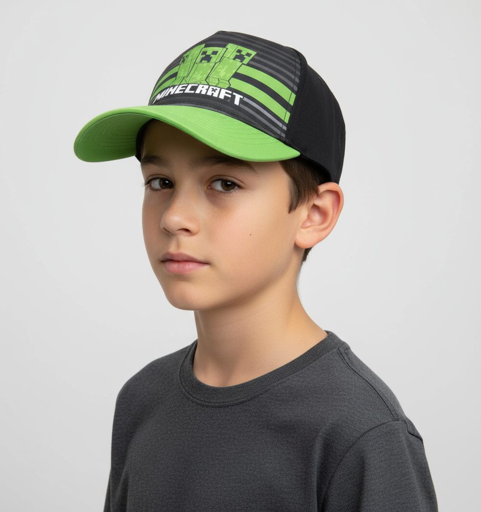 Gorra Minecraft Creeper Crew Original - Fan Army