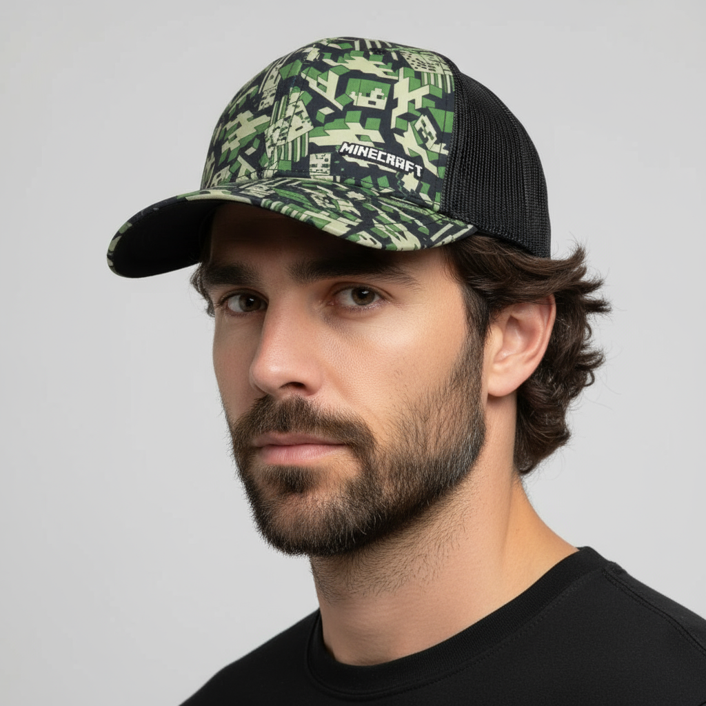 Gorra Minecraft con Dibujos Original - Fan Army