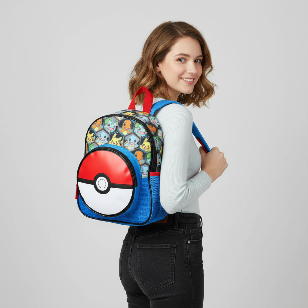 Mini Mochila Pokebola - Fan Army