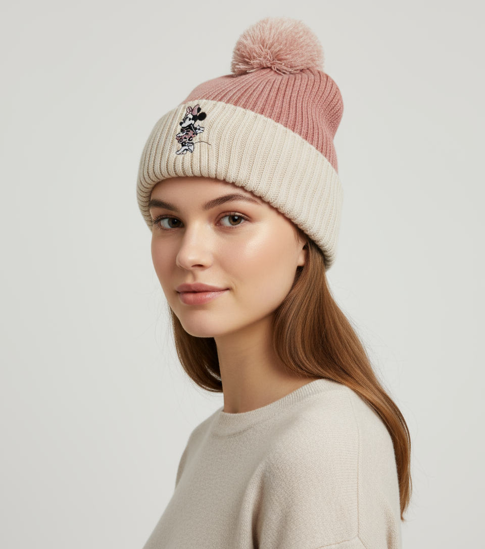 Gorro para el frío Disney – Minnie Mouse para mujer | Confortable - Fan Army