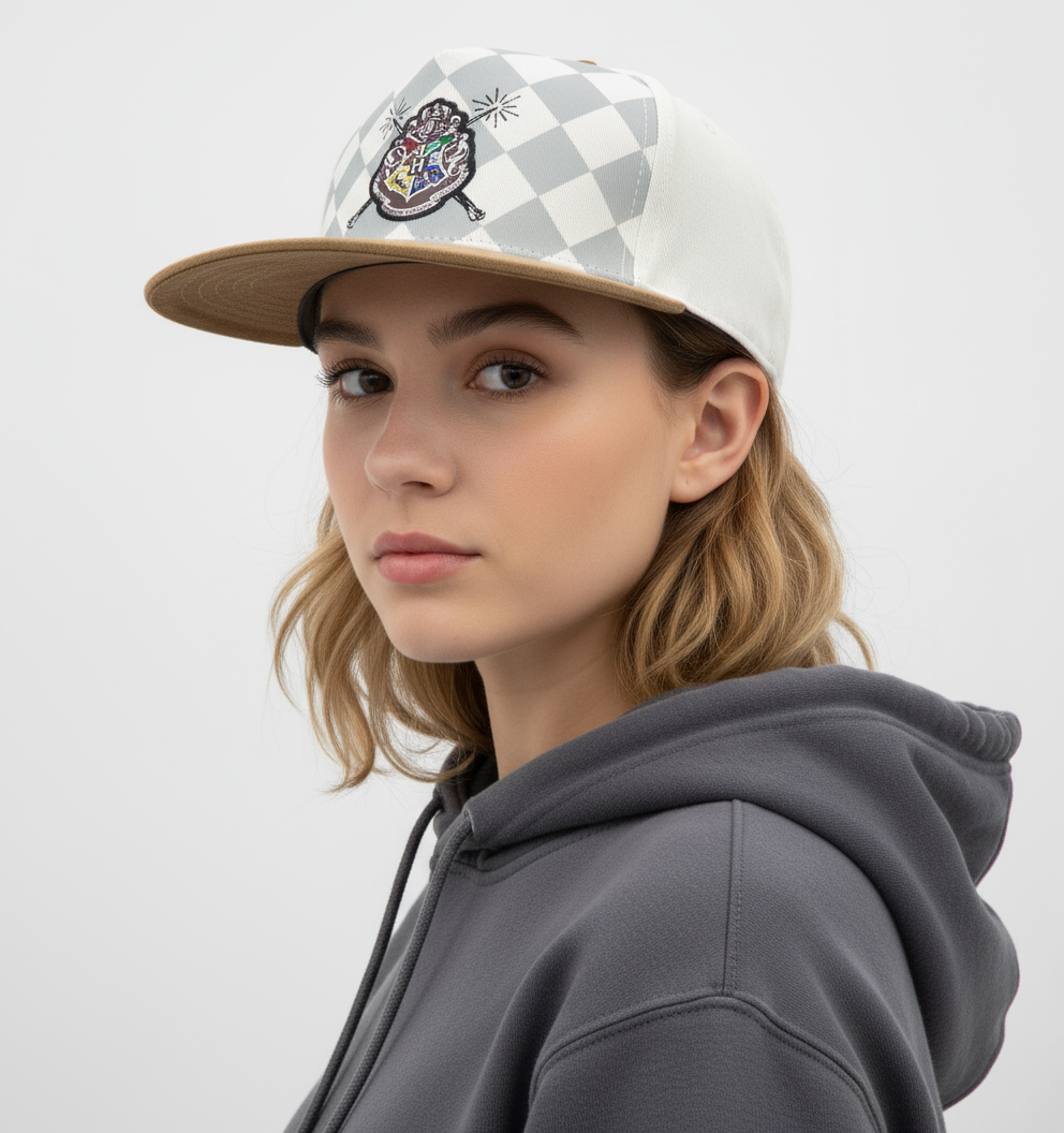 Gorra Harry Potter Escudo Hogwarts Retro - Fan Army