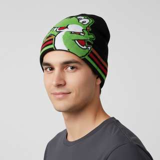 Gorro para el frio Super Mario Bros tejido Yoshi - Fan Army