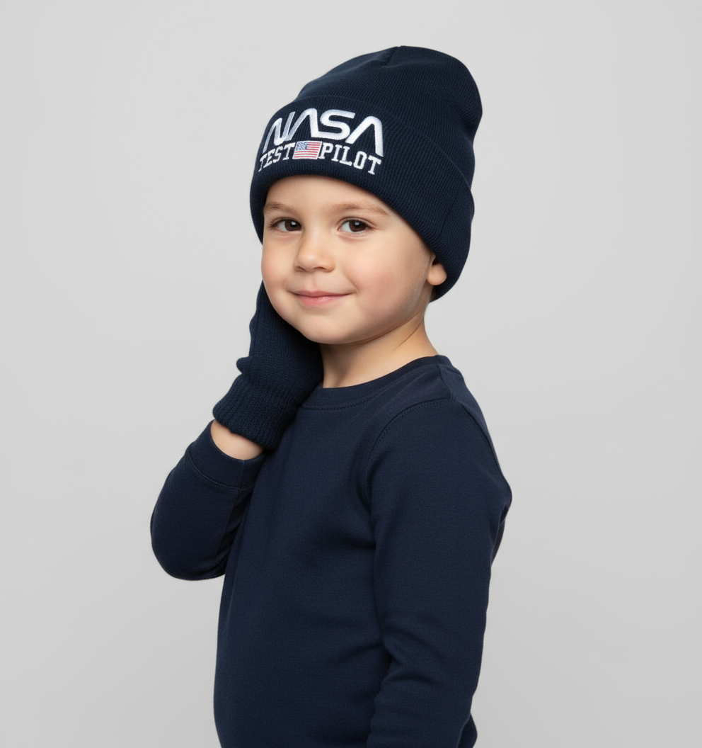 Beanie con Guantes NASA Pilot - Fan Army