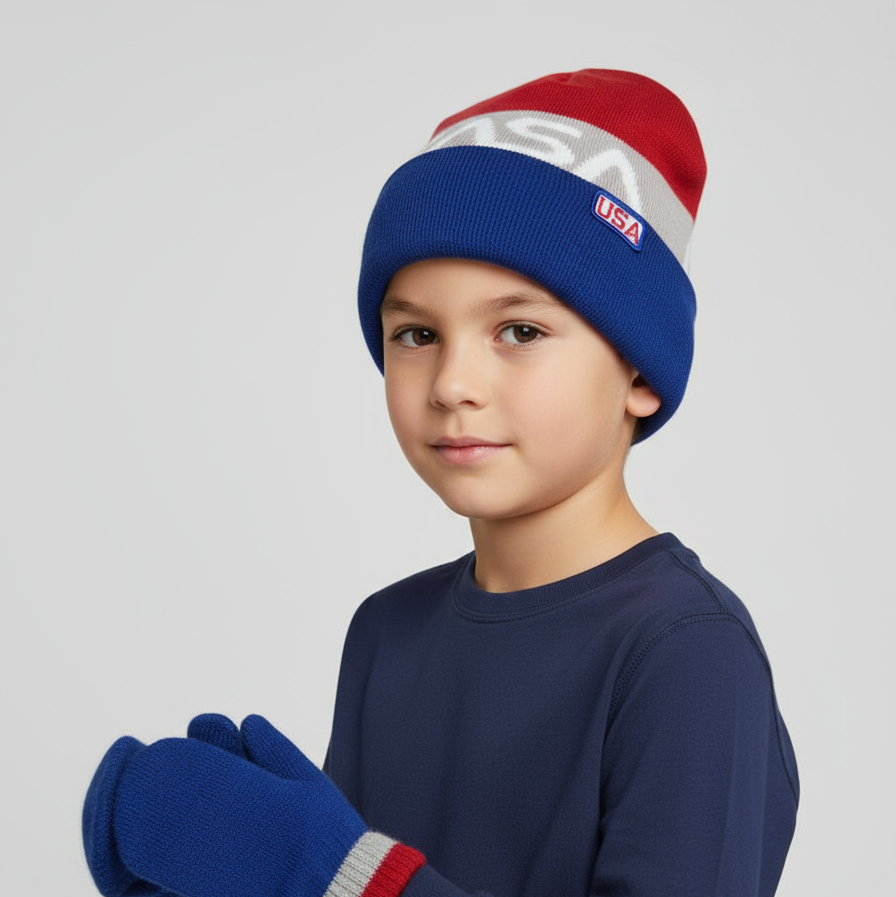 Beanie con Guantes NASA Lineas - Fan Army