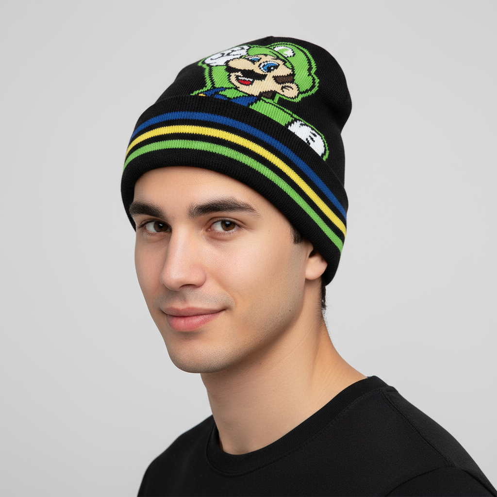 Beanie Super Mario Luigi - Fan Army