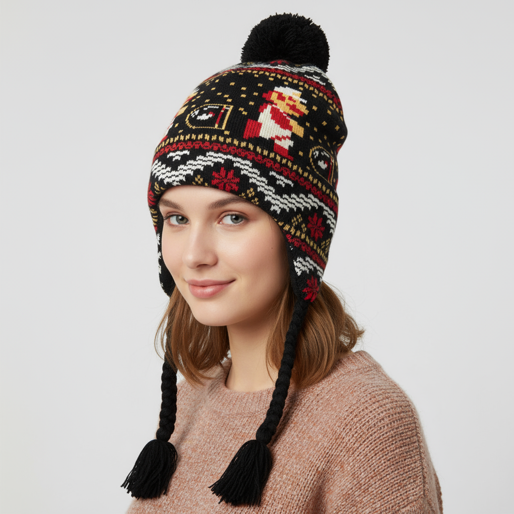 Beanie Mario Fair Isle - Fan Army