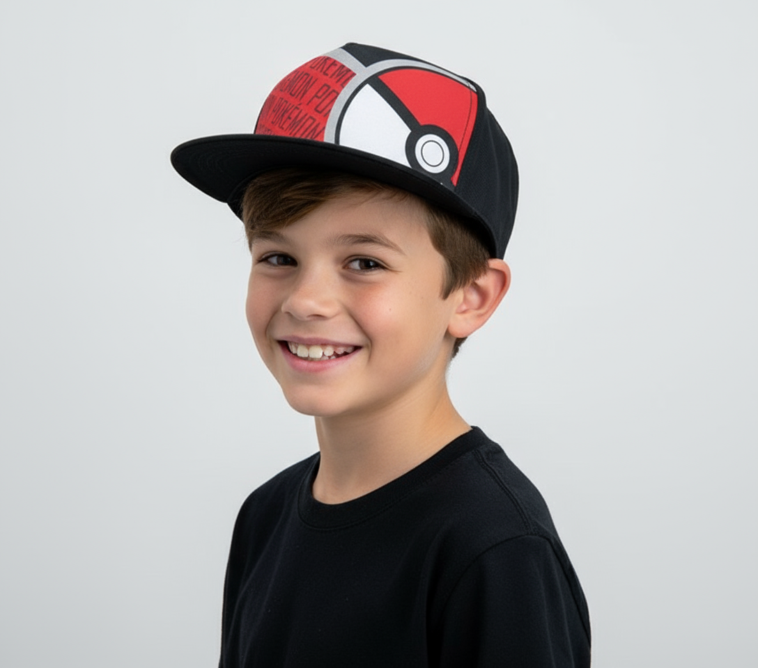 Gorra para Niños Pokémon Media Pokebola - Fan Army