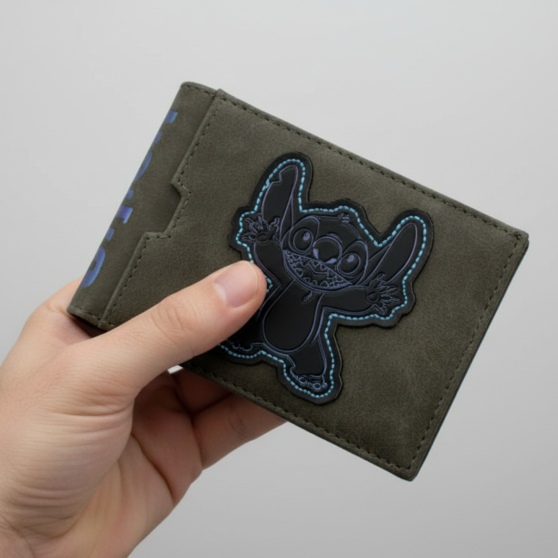 Cartera Stitch Clip Disney Original - Fan Army