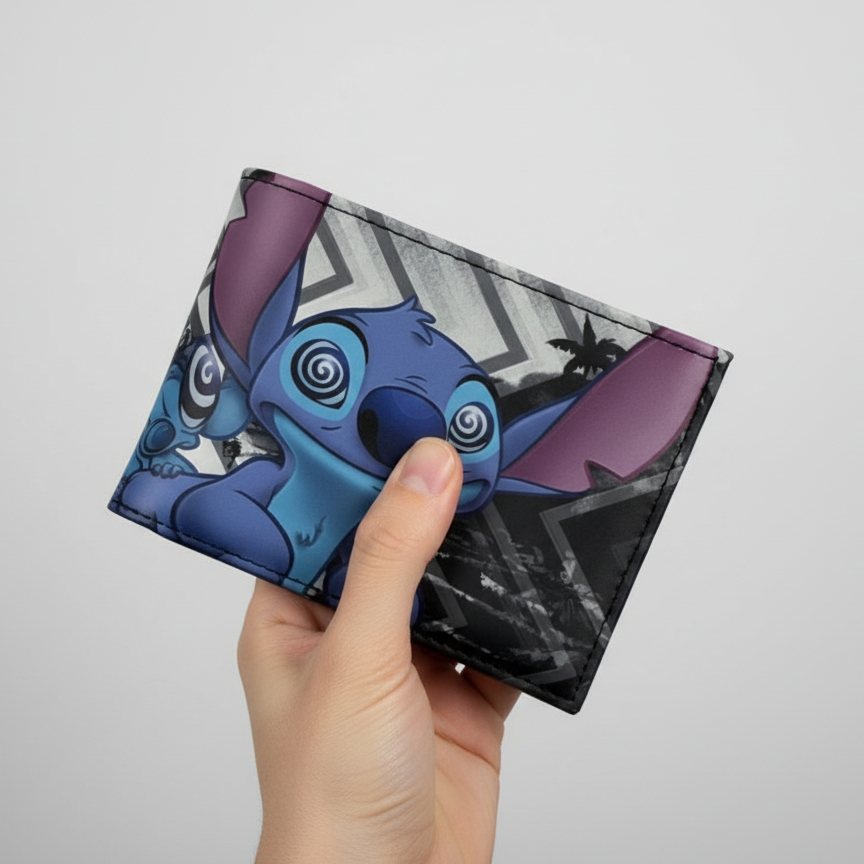 Cartera Stitch Crazy Disney Original - Fan Army