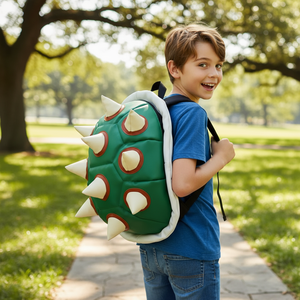 Super Mario Mochila Bowser 3D Caparazón - Nintendo Cosplay Bioworld - Fan Army