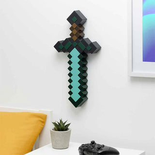 Minecraft Espada de Luz Decorativa Para Cuarto 3D original paladone