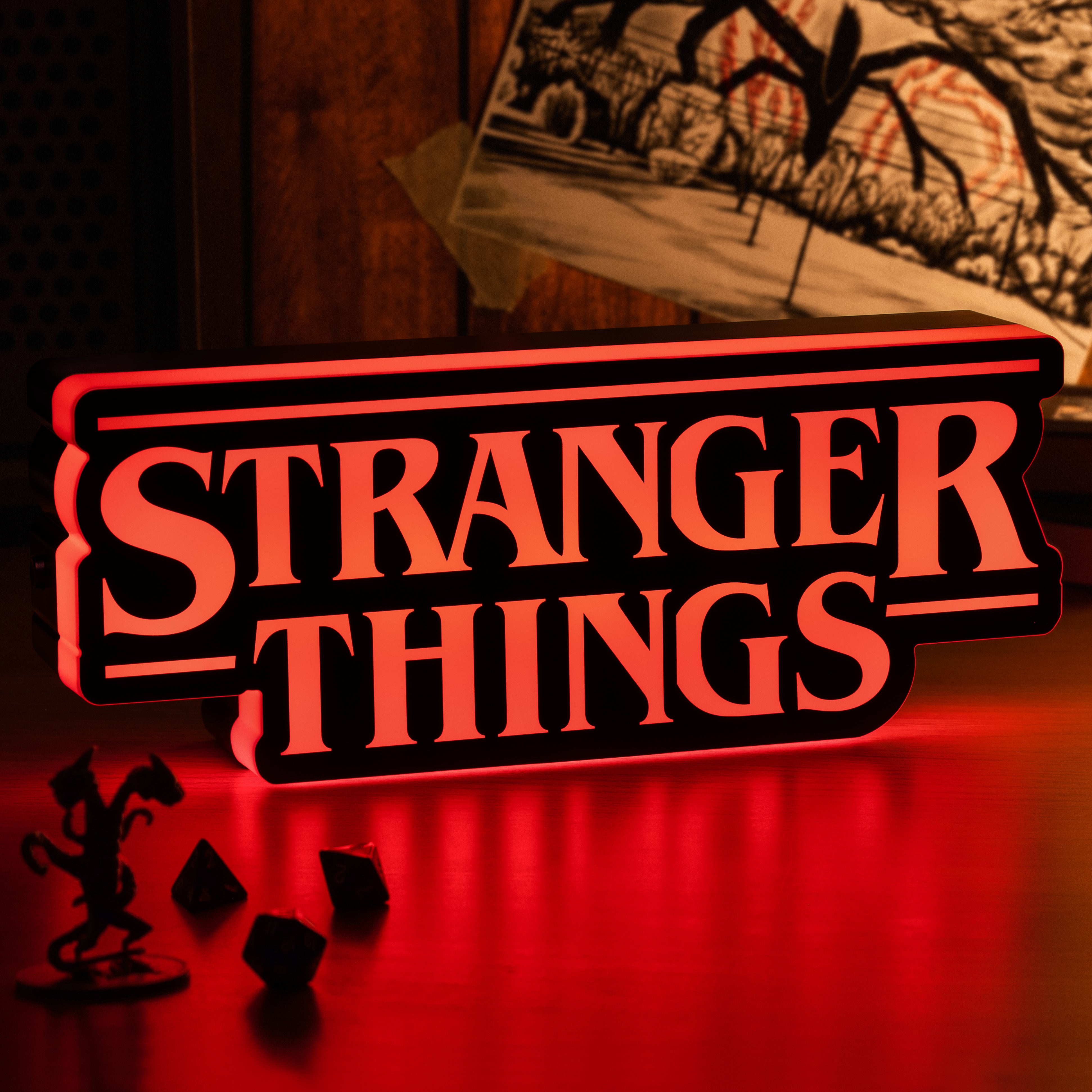 Lámpara de Mesa Stranger Things Demogorgon Luz de Noche Original (Copy)