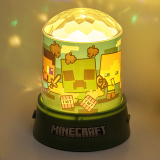 Lampara de Proyeccion de Fiesta Minecraft