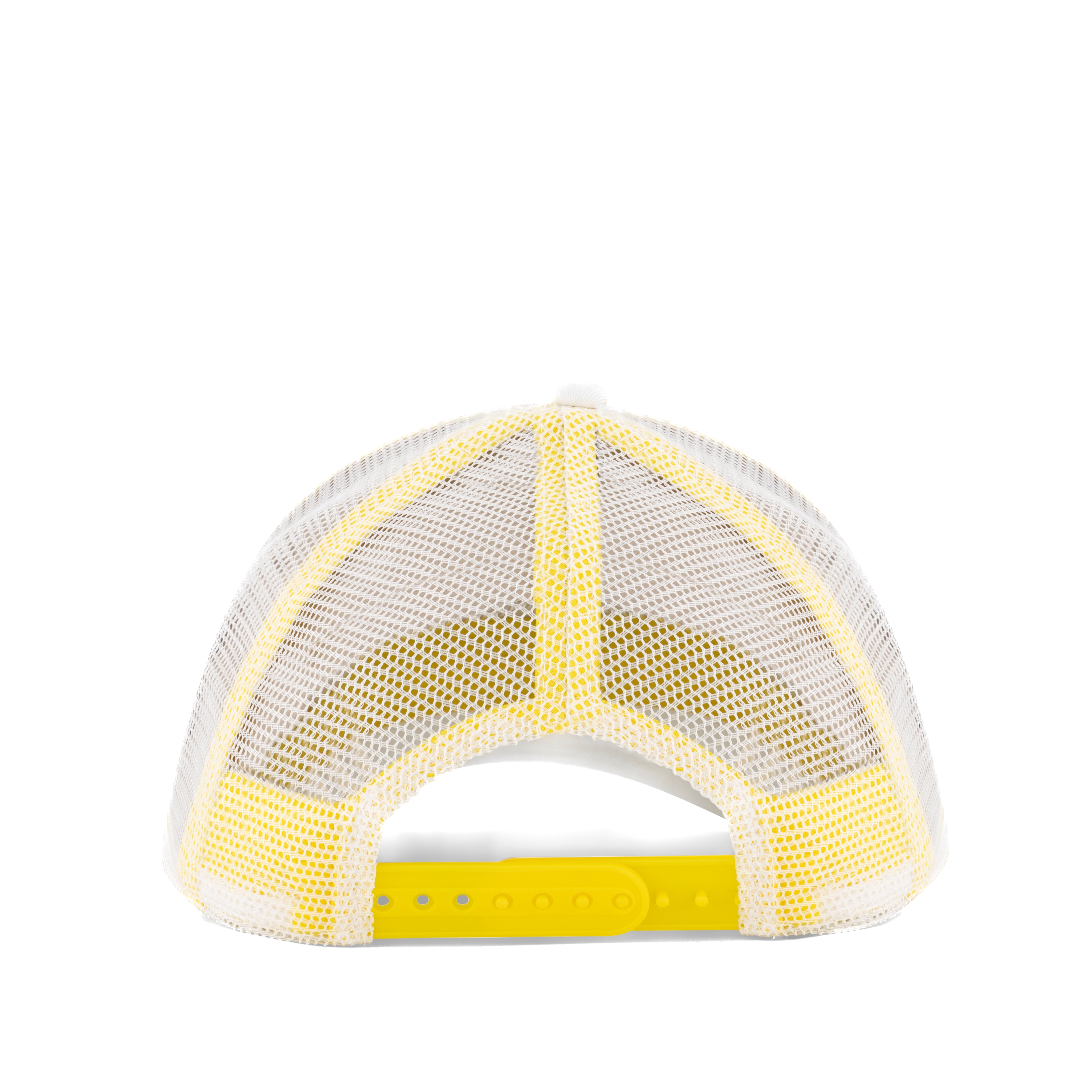 Bioworld Gorra Trucker Princesa Peach de Super Mario - Licencia Oficial Nintendo, Blanco con Amarillo, Unisex Adulto - Fan Army