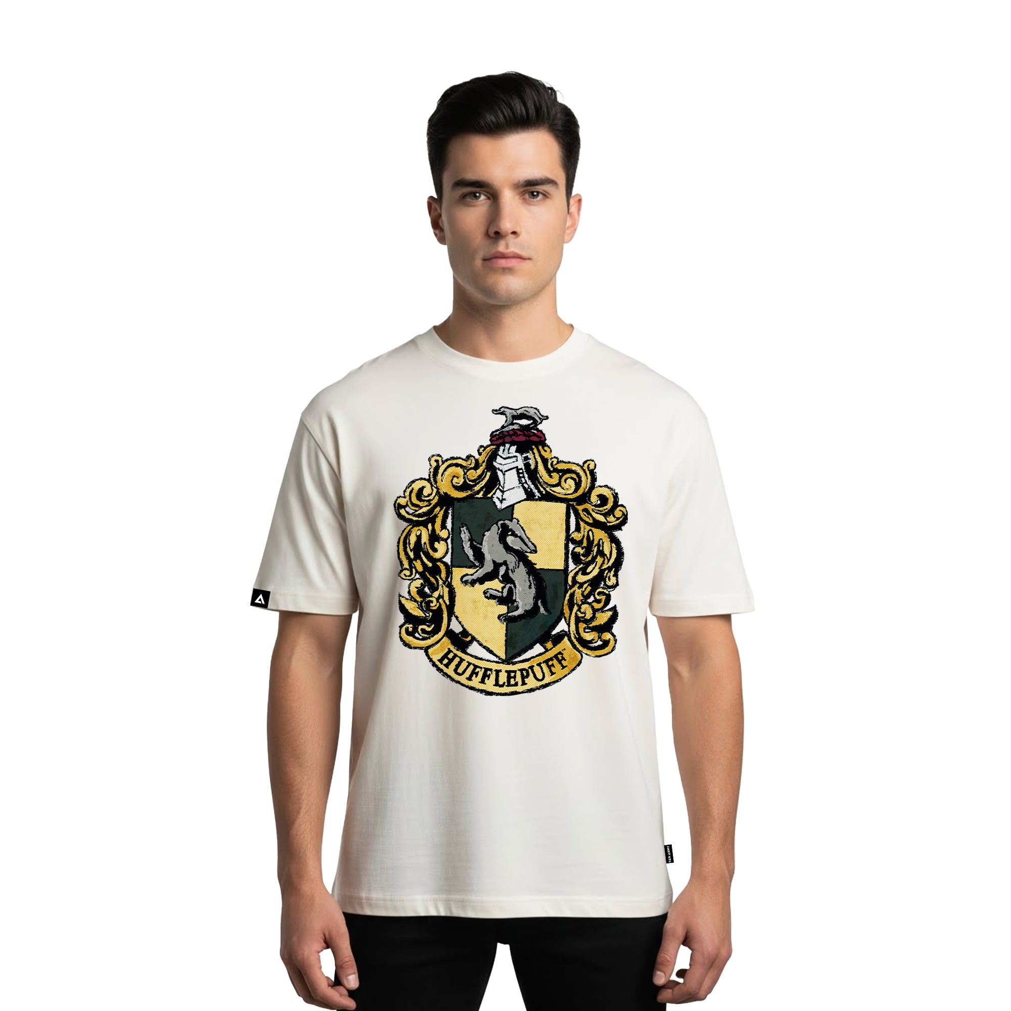 Playera Harry Potter Hombre Mujer Arena Warner Original Hufflepuff