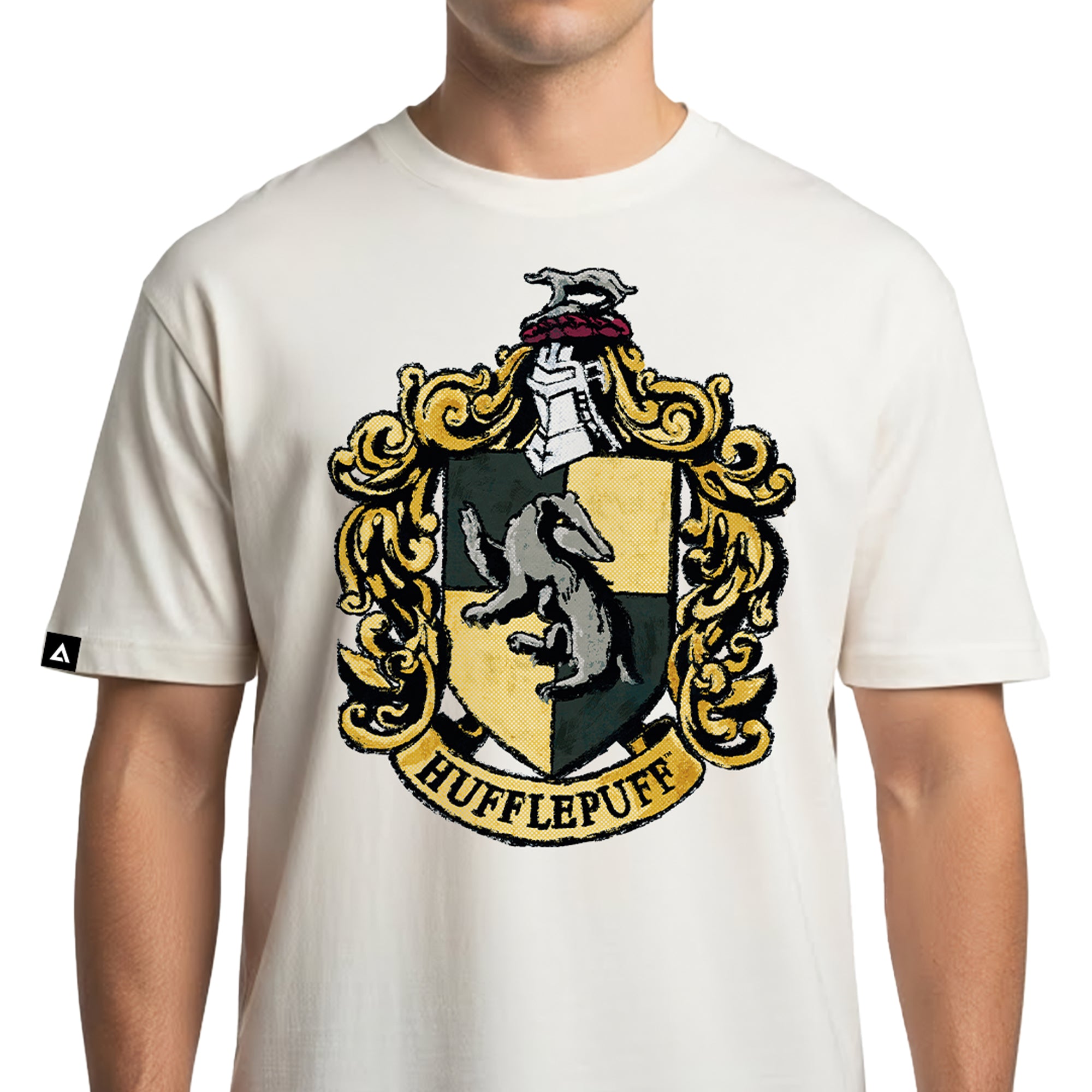 Playera Harry Potter Hombre Mujer Arena Warner Original Hufflepuff