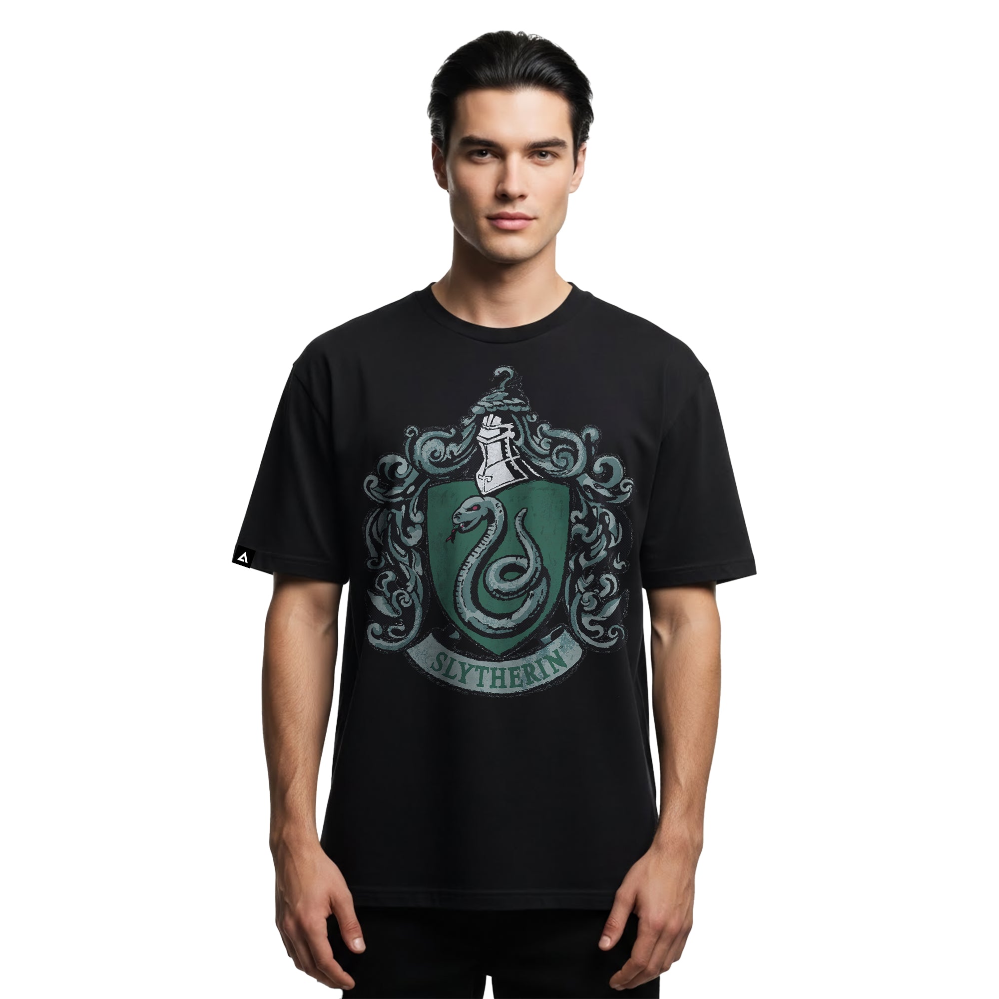 Playera Harry Potter Hombre Mujer Negro Warner Original Slytherin